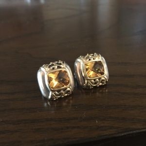 Jewelry - Sterling Silver and Gold Citrine Earrings Jewelry - Sterling Silver and Gold Citrine Earrings